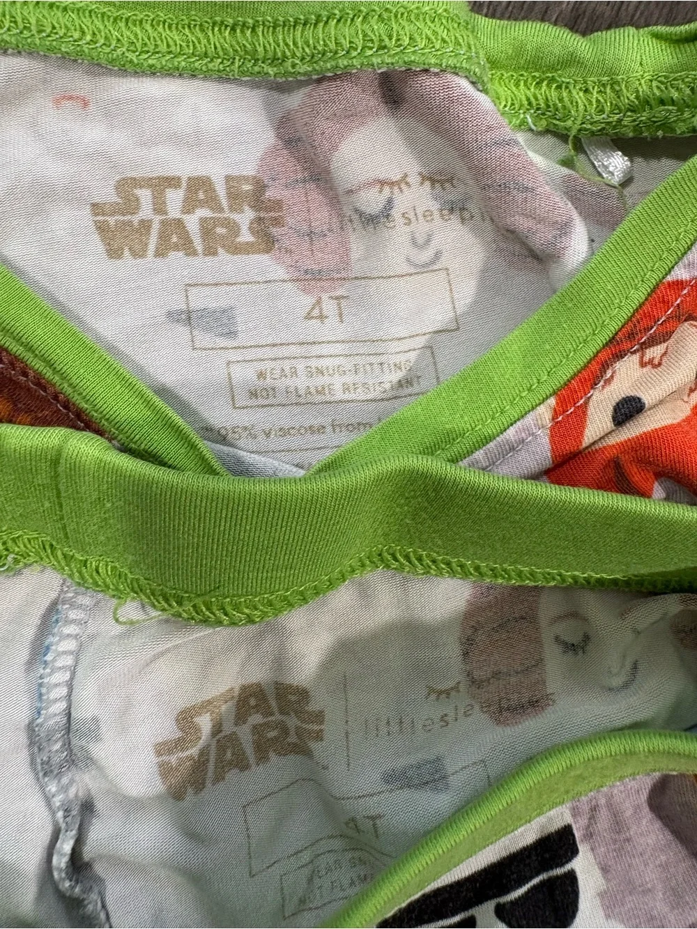 LITTLE SLEEPIES Star Wars Legends of the Galaxy Bamboo Pajamas
